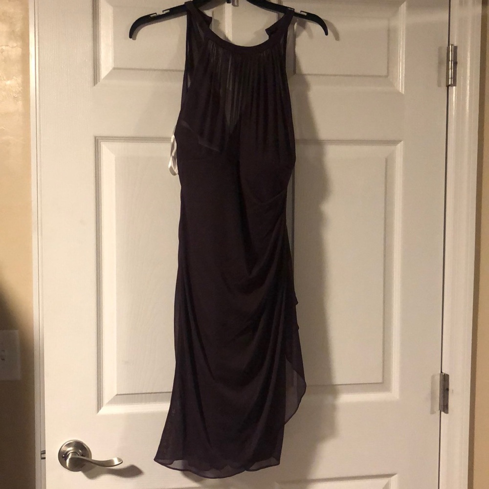 Purple bridesmaids dress